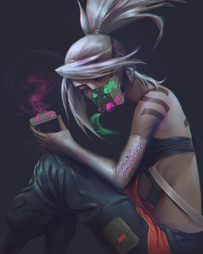  True Damage Akali by Tony Maverick