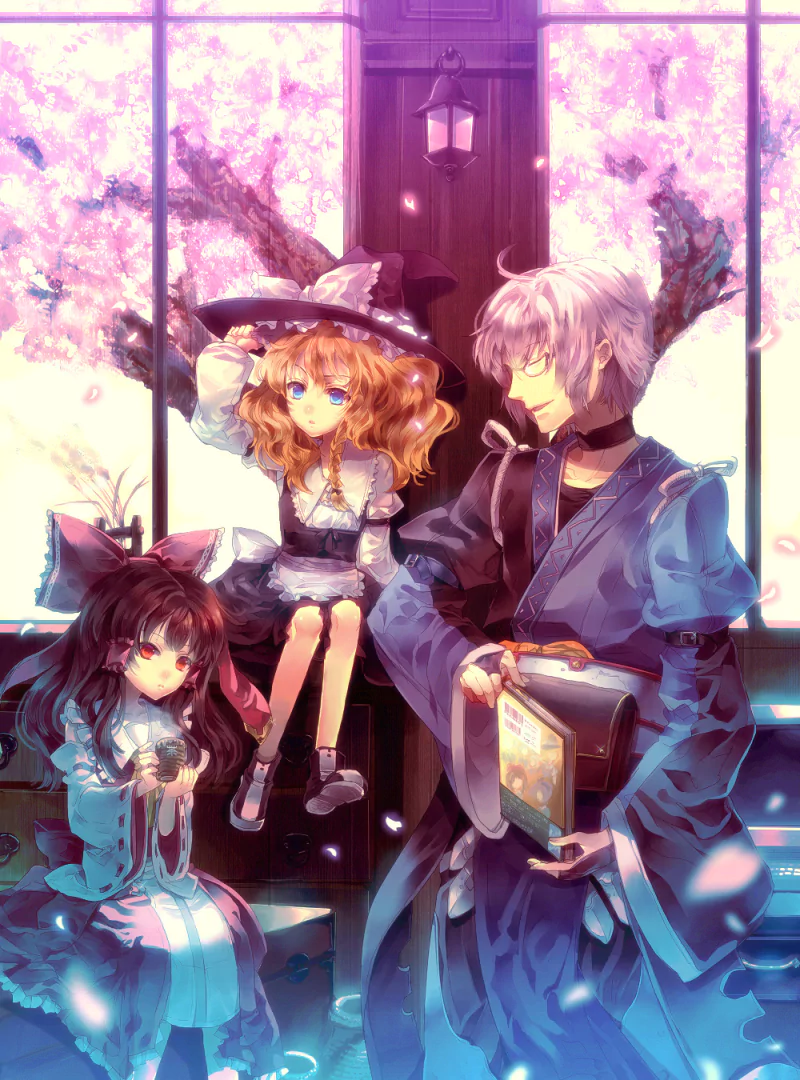 Reimu Hakurei Marisa Kirisame Rinnosuke Morichika Anime Touhou Image