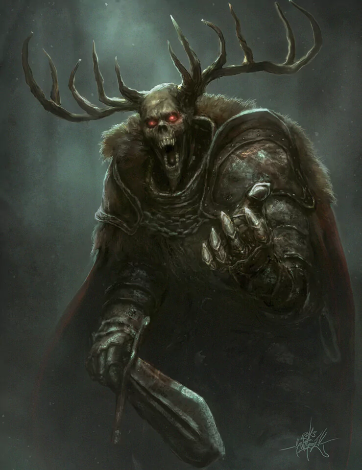  The horned king by Sacha Angel Diener