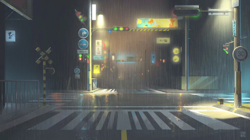 Anime street Image