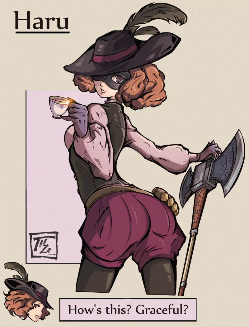 Haru Okumura video game Persona 5 Image