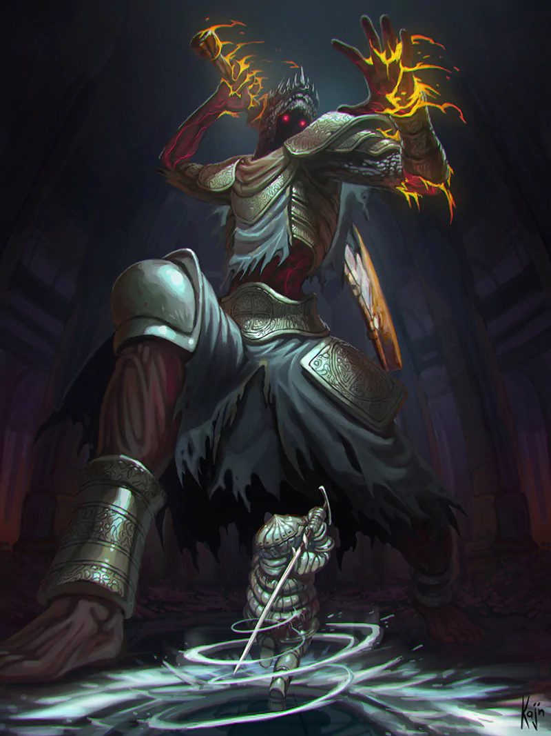  Siegward's Promise by Gustavo Valencia