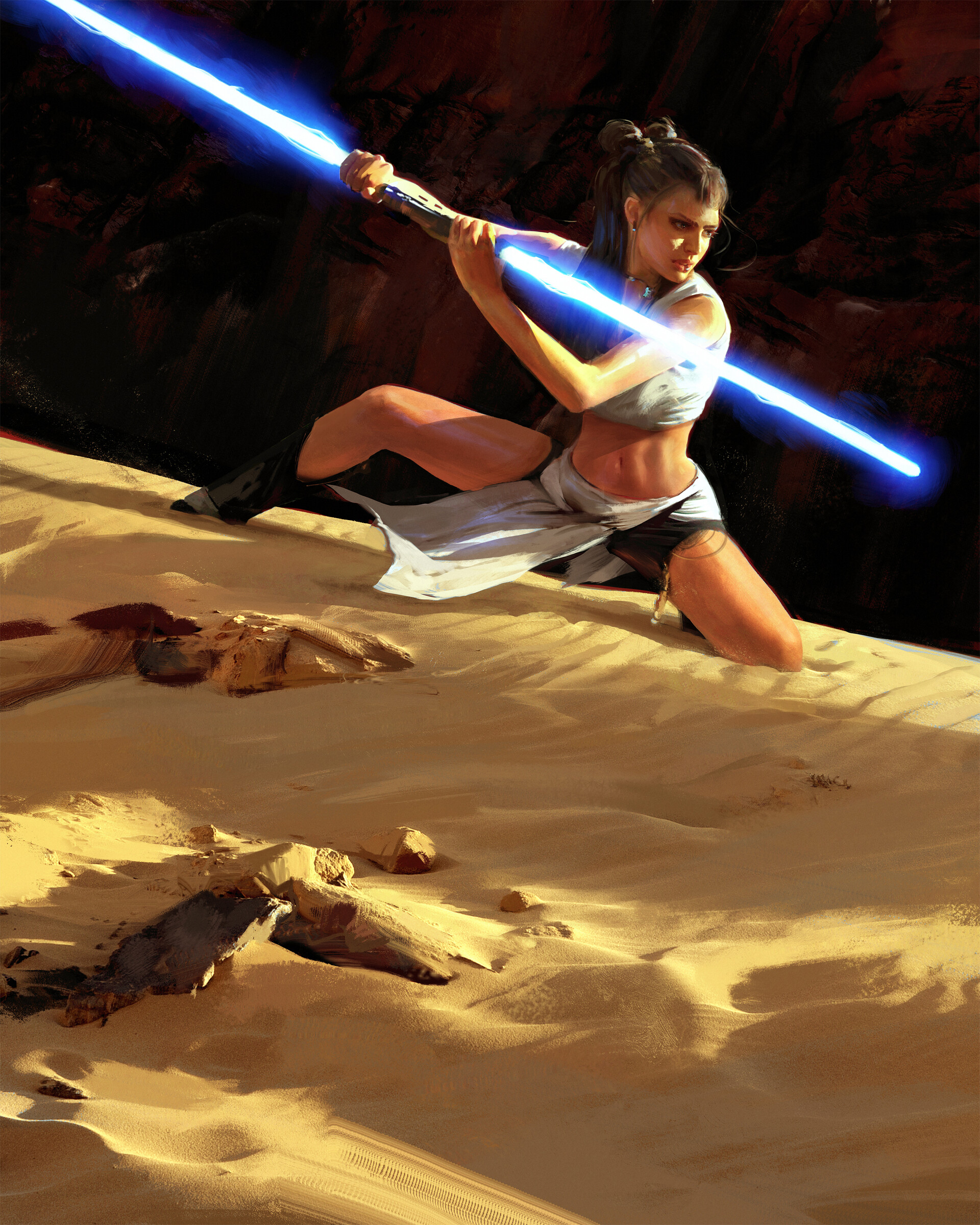 Jedi Padme by Wojtek Fus