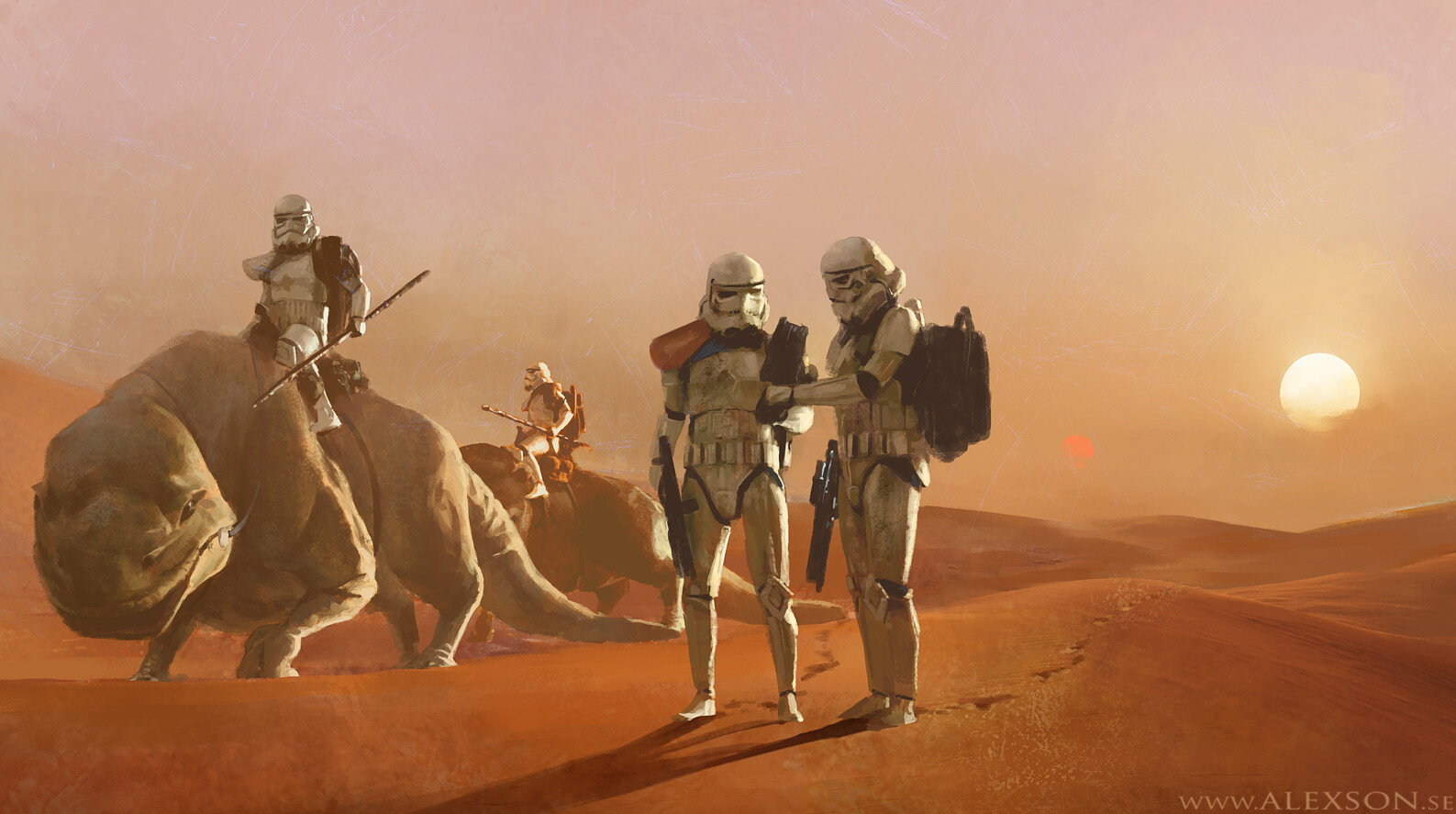 Sci Fi Star Wars Art by Alexander Forssberg