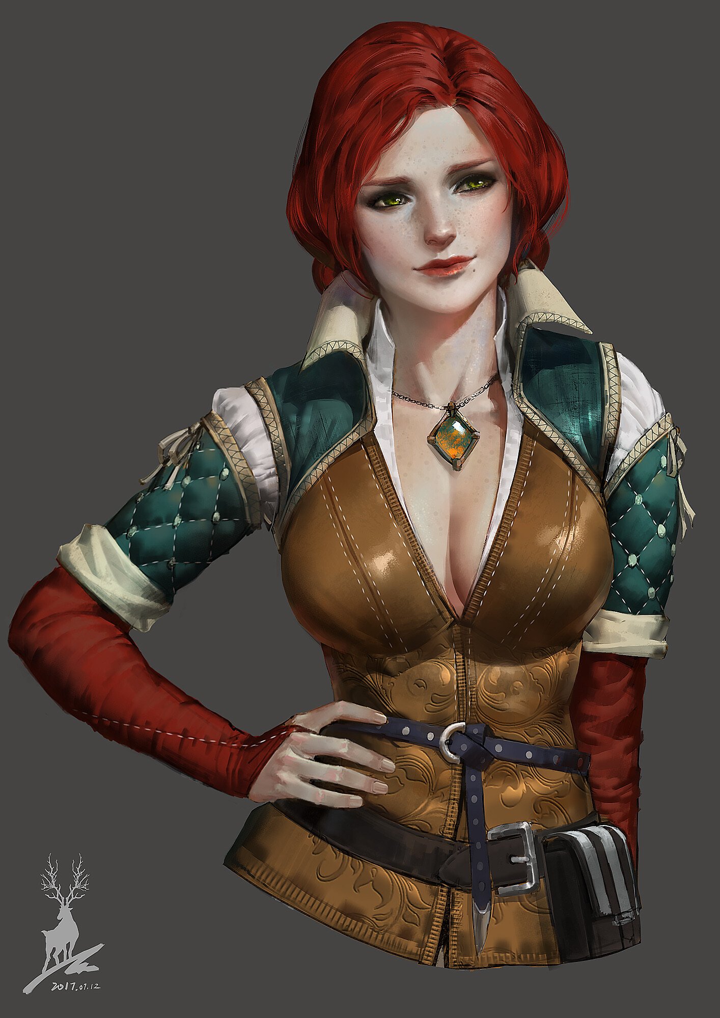 Download Triss Merigold Video Game The Witcher 3: Wild Hunt Art