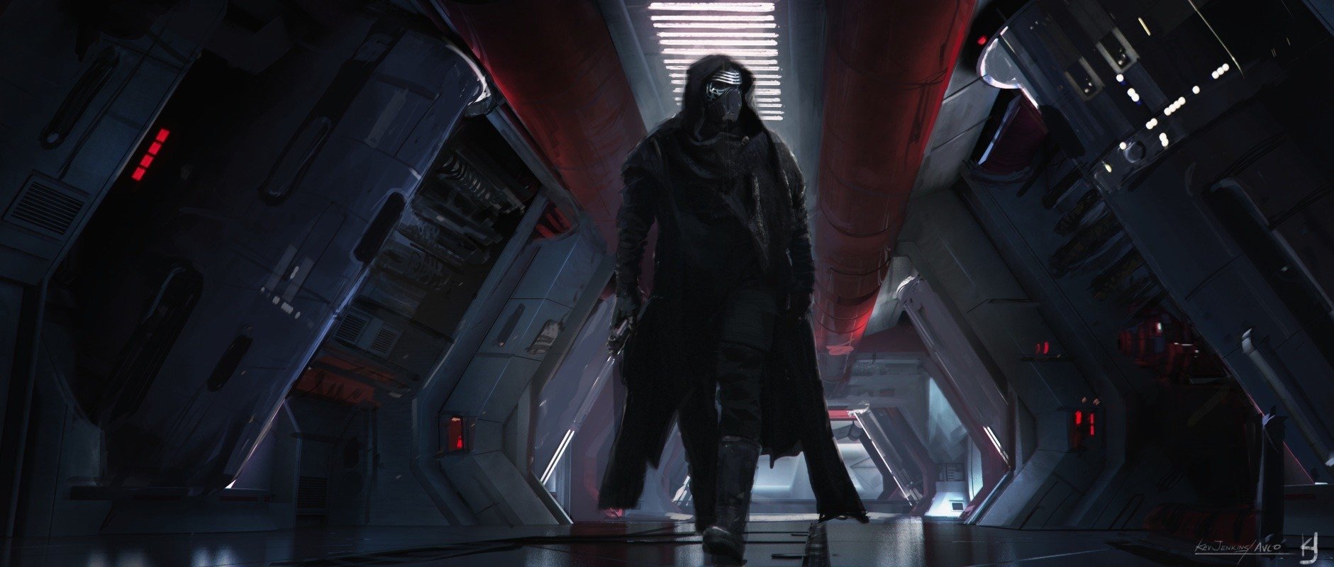 Download Kylo Ren Movie Star Wars Episode VII: The Force Awakens Art