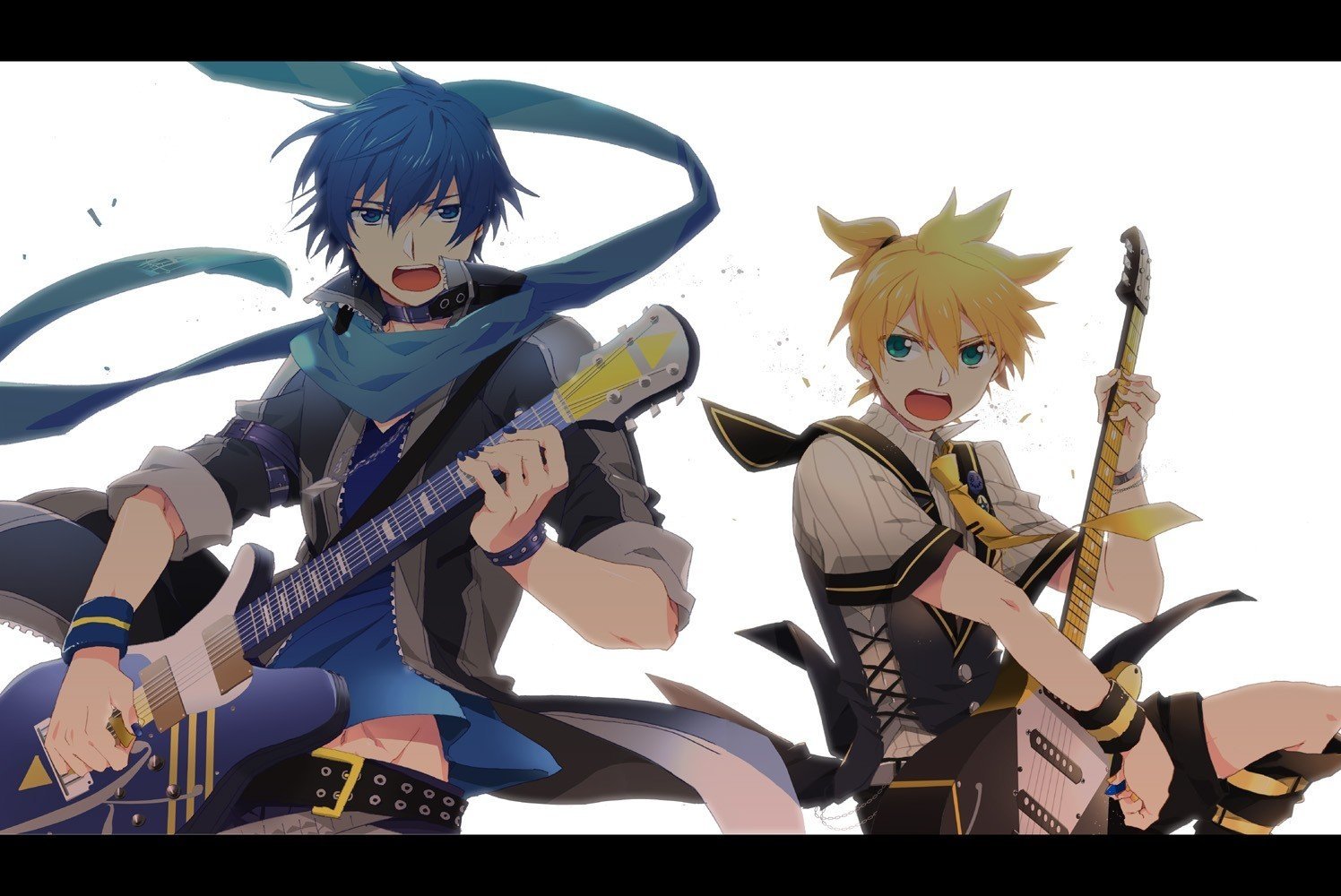 Download Kaito (Vocaloid) Len Kagamine Anime Vocaloid Art