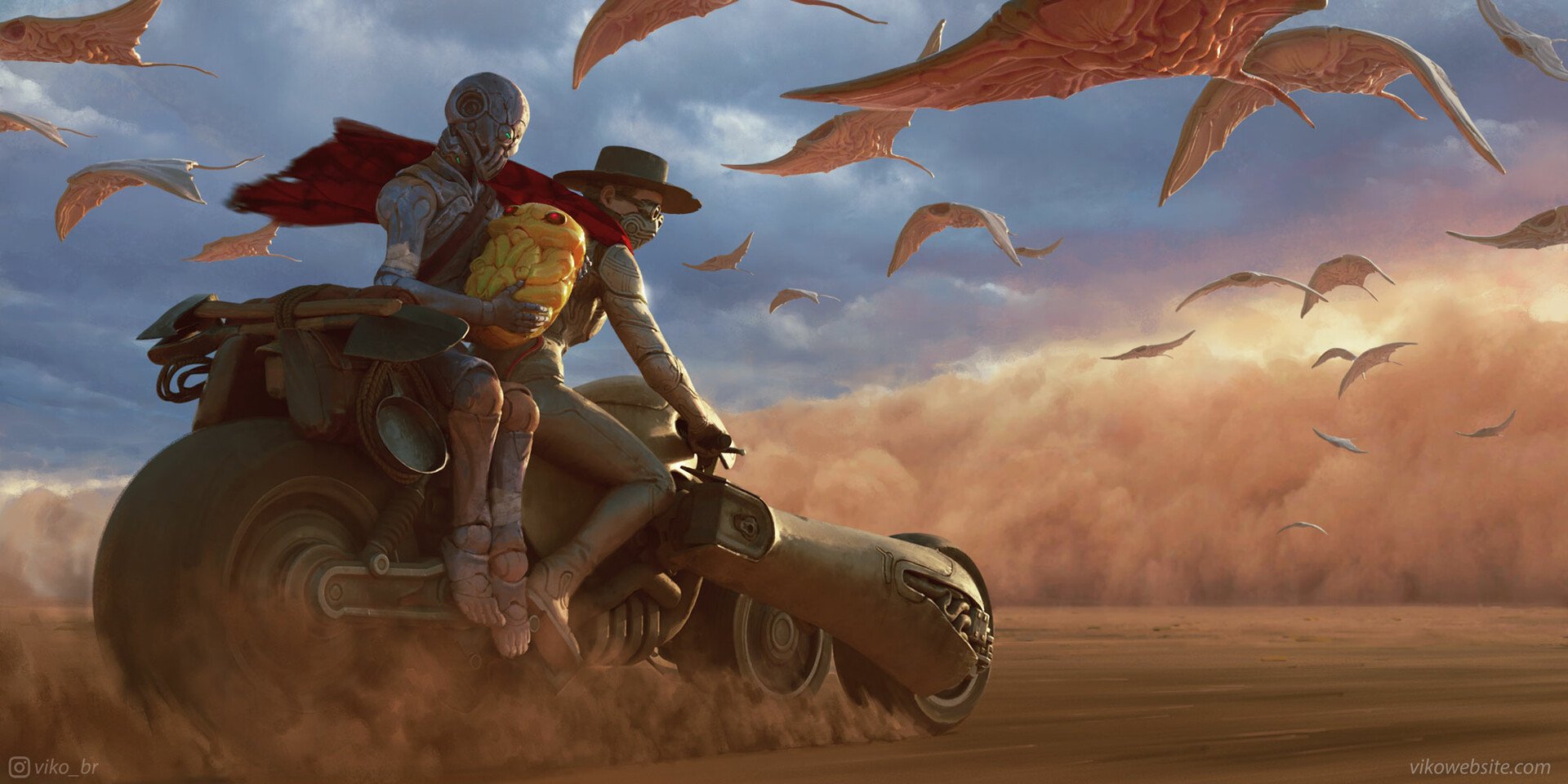 Download Sandstorm Sci Fi Creature Art