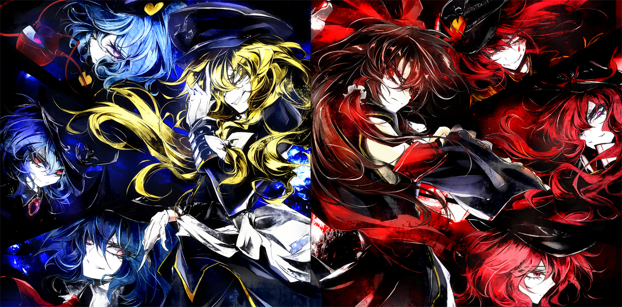 Download Yuyuko Saigyouji Yukari Yakumo Kanako Yasaka Yuuka Kazami Remilia Scarlet Satori Komeiji Reimu Hakurei Marisa Kirisame Anime Touhou Art