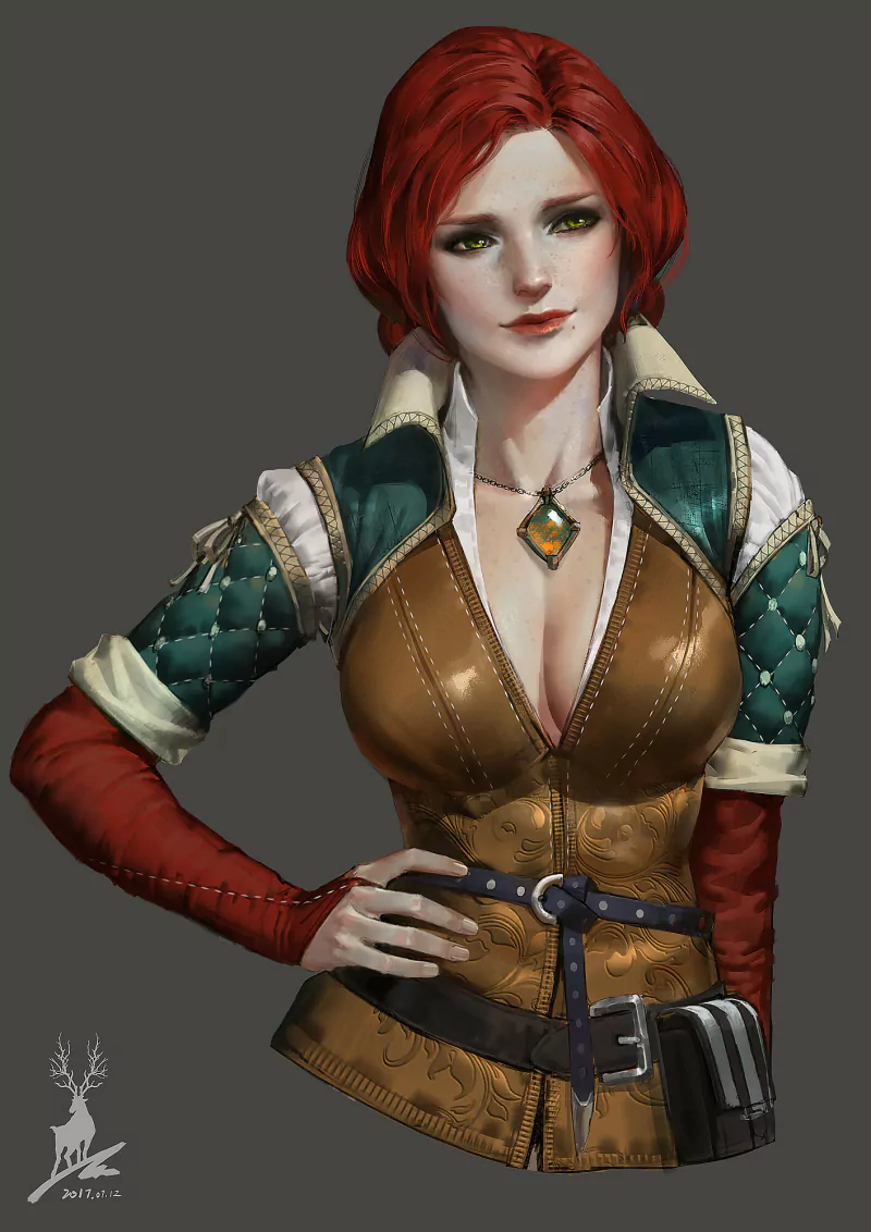 Triss Merigold video game The Witcher 3: Wild Hunt Image