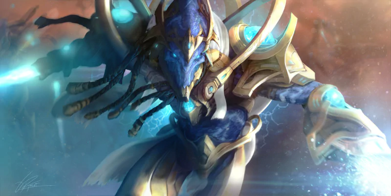  For Aiur! - Starcraft - Fan Art by Vincent Turcot