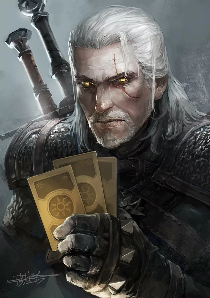 Geralt of Rivia video game The Witcher 3: Wild Hunt Image