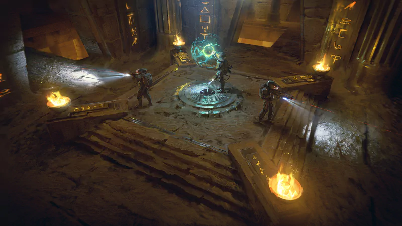 warrior Sci Fi temple Image