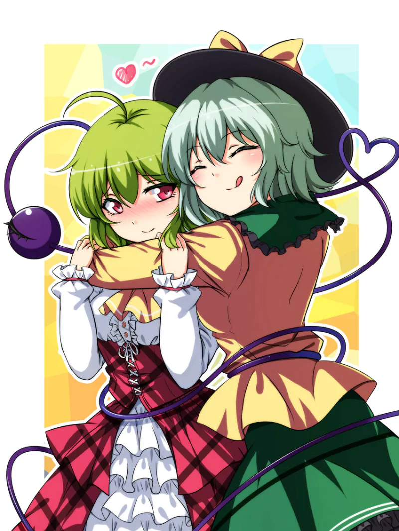 Koishi Komeiji Yuuka Kazami Anime Touhou Image
