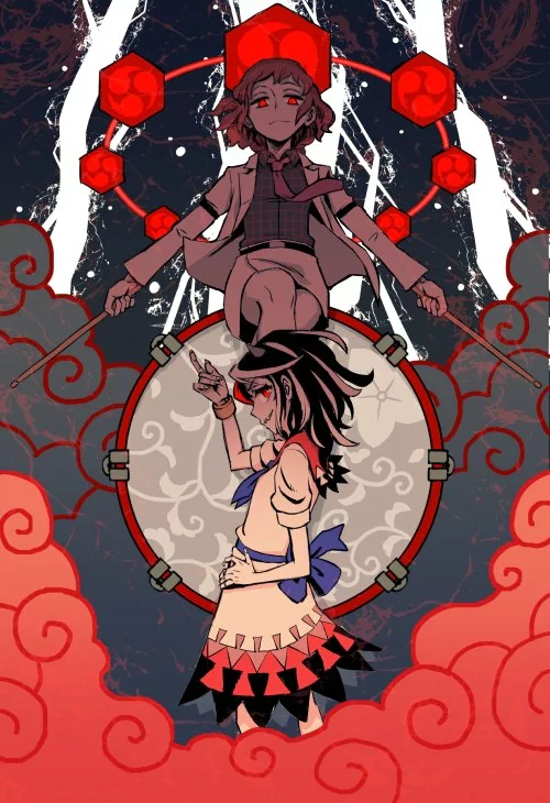 Seija Kijin Raiko Horikawa Anime Touhou Image