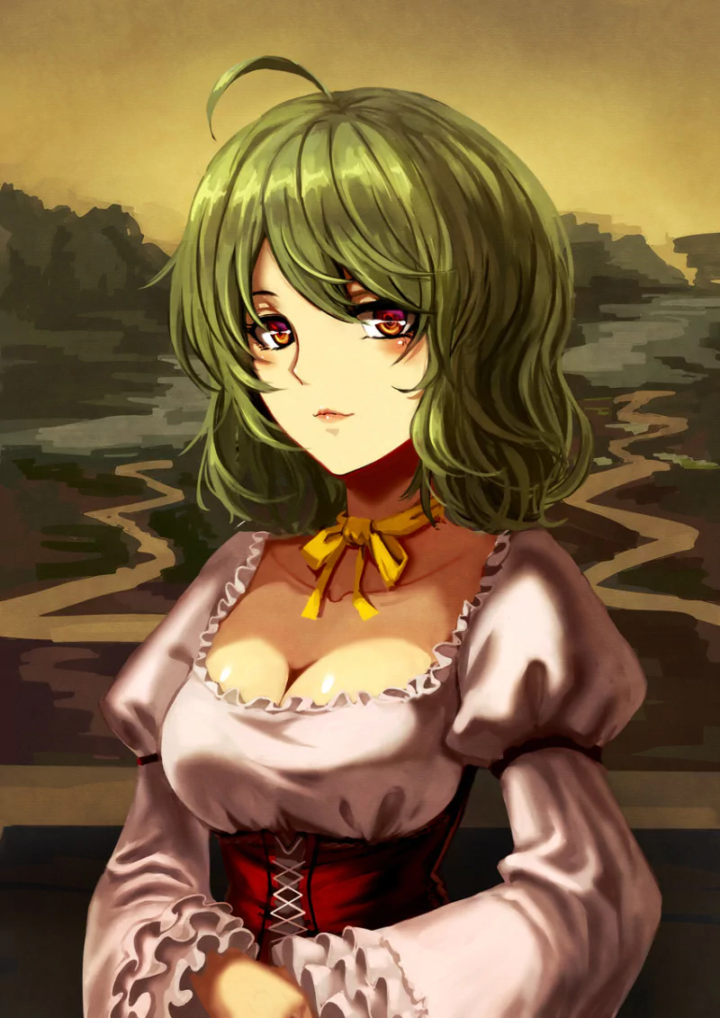 Mona Lisa Yuuka Kazami Anime Touhou Image