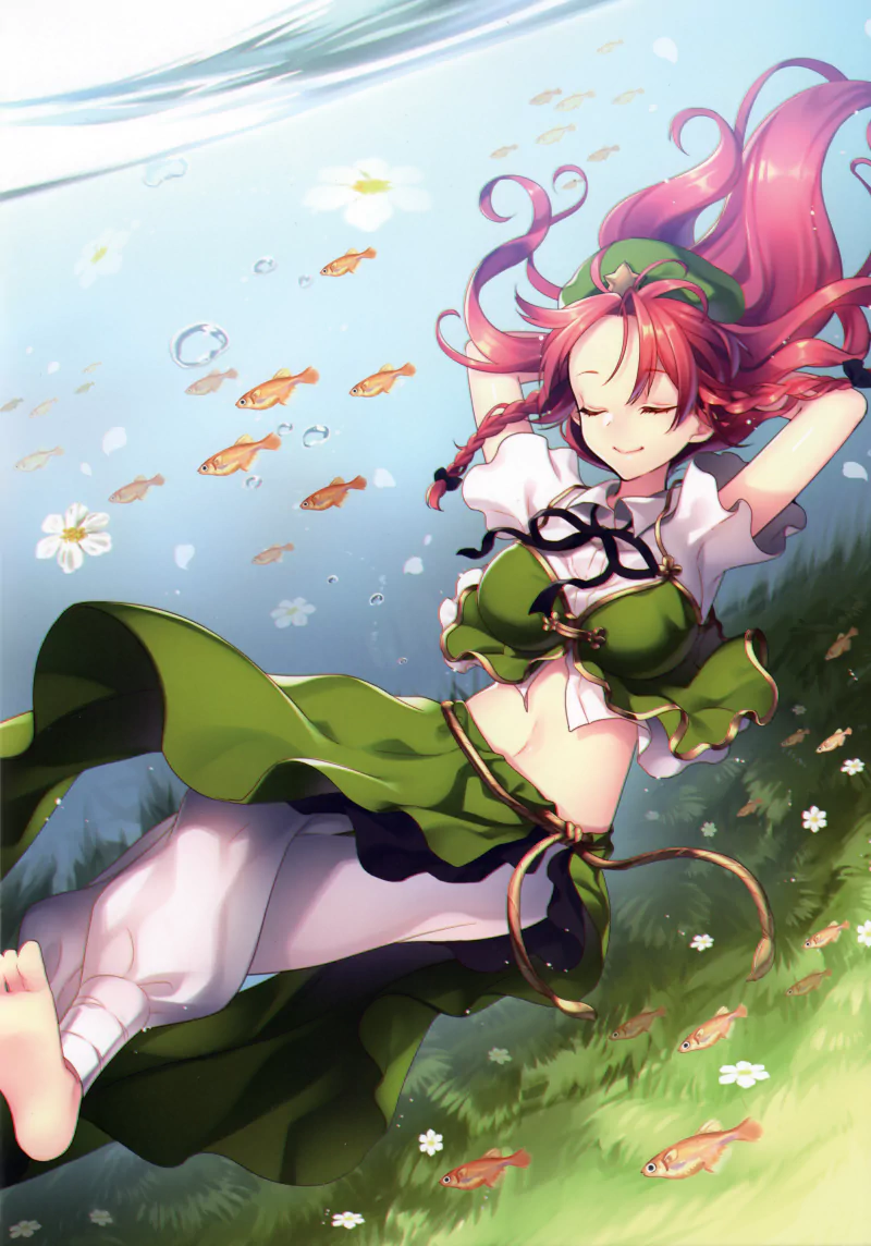 Hong Meiling Anime Touhou Image
