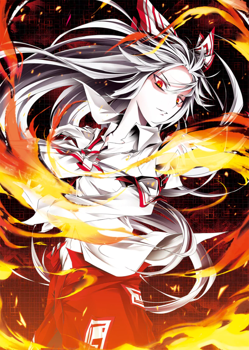 Fujiwara no Mokou Anime Touhou Image