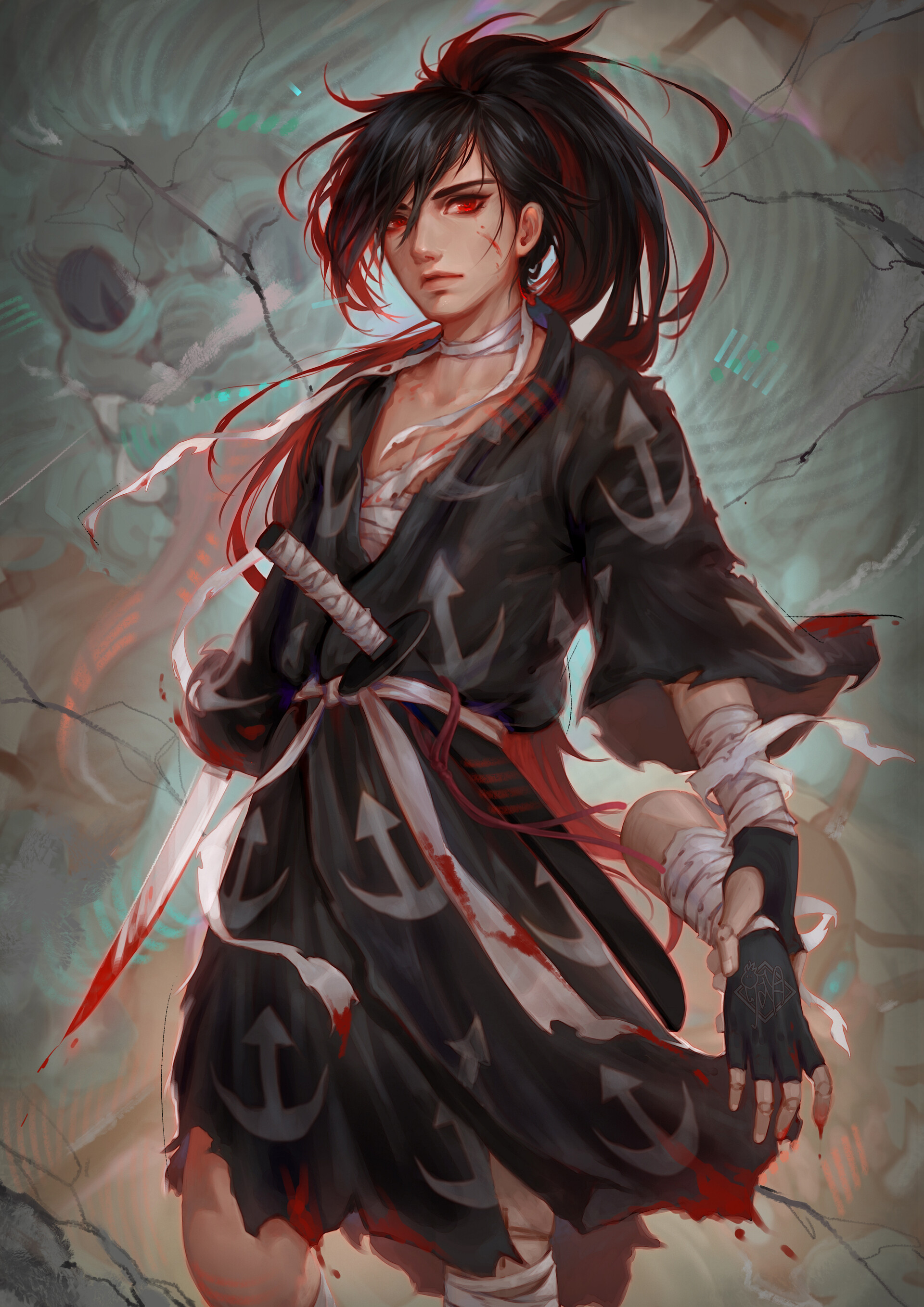 Mio From the Anime Dororo - Finished Artworks - Krita Artists