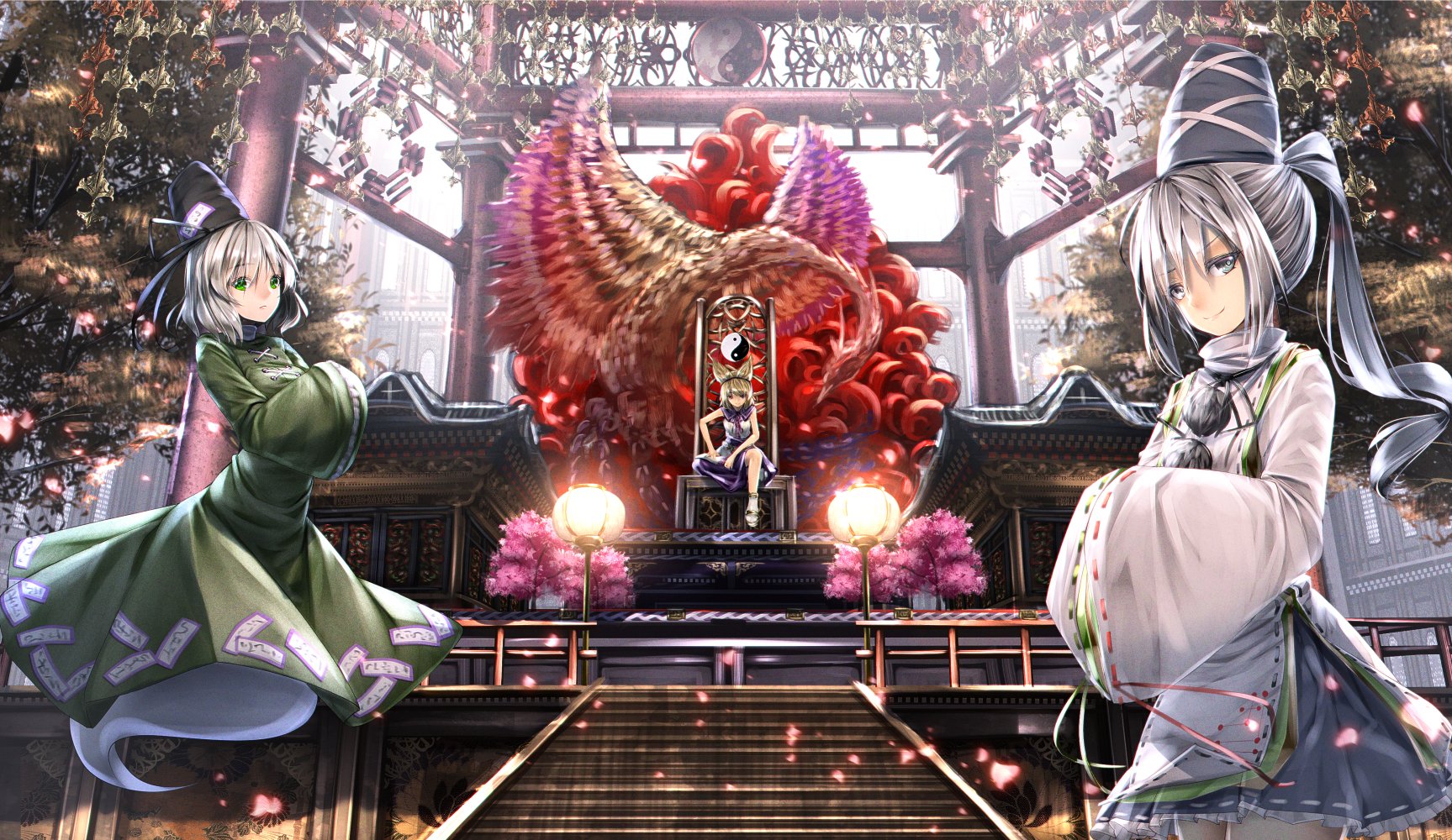 Download Toyosatomimi No Miko Mononobe No Futo Soga No Tojiko Anime Touhou Art