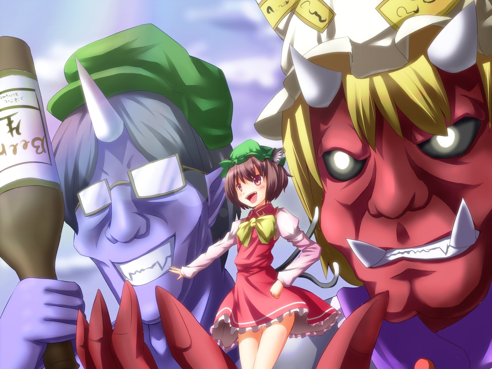 Download Ran Yakumo ZUN (Touhou) Chen (Touhou) Anime Touhou Art