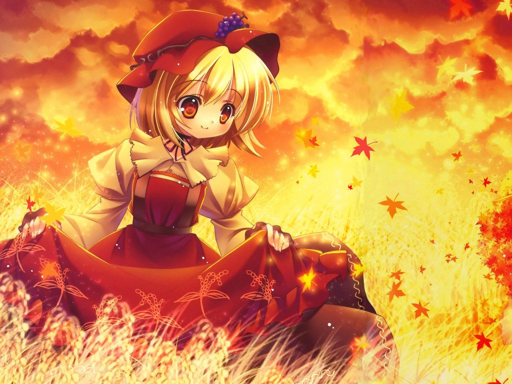 Download Minoriko Aki Anime Touhou Art