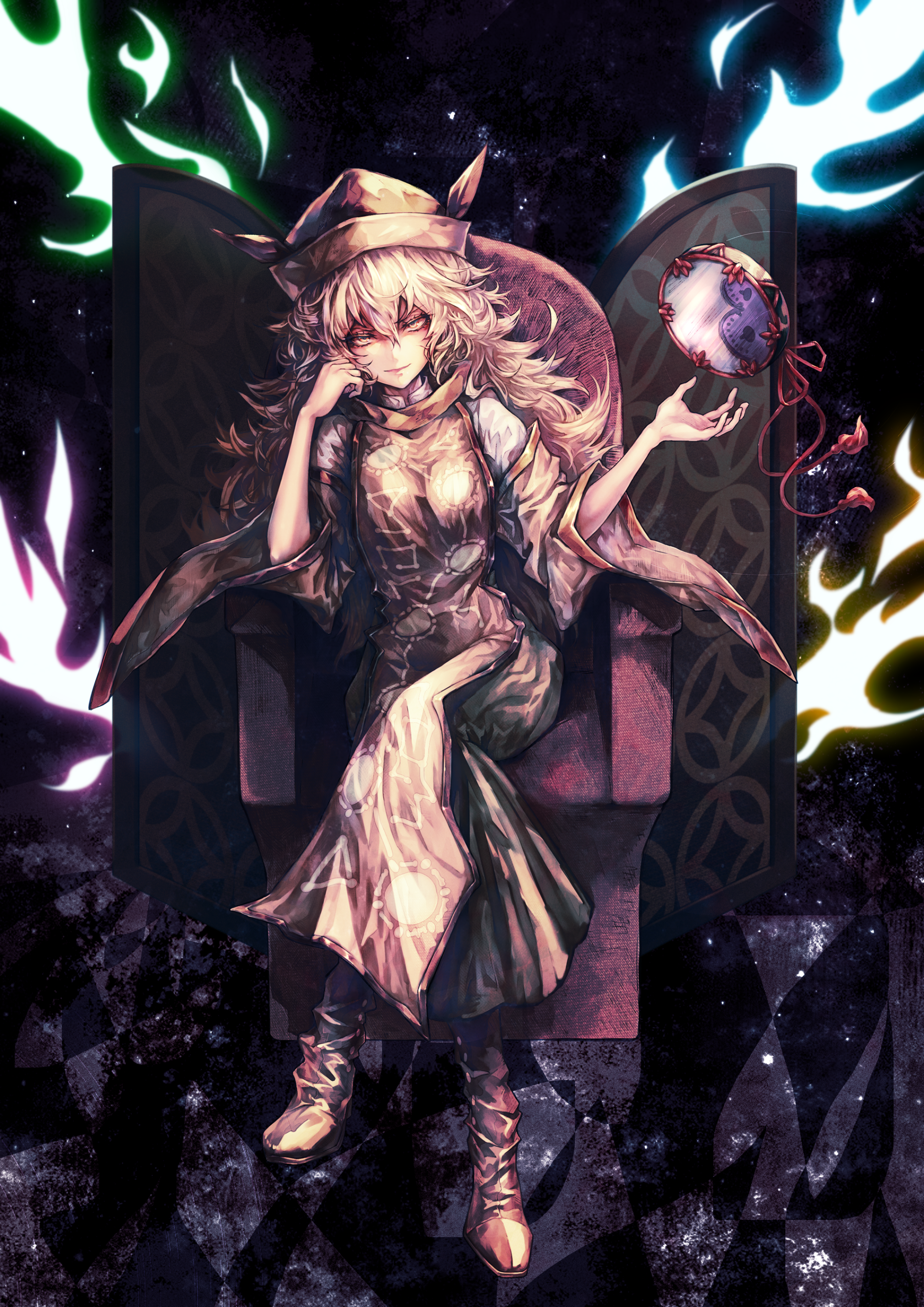 Download Okina Matara Anime Touhou Art