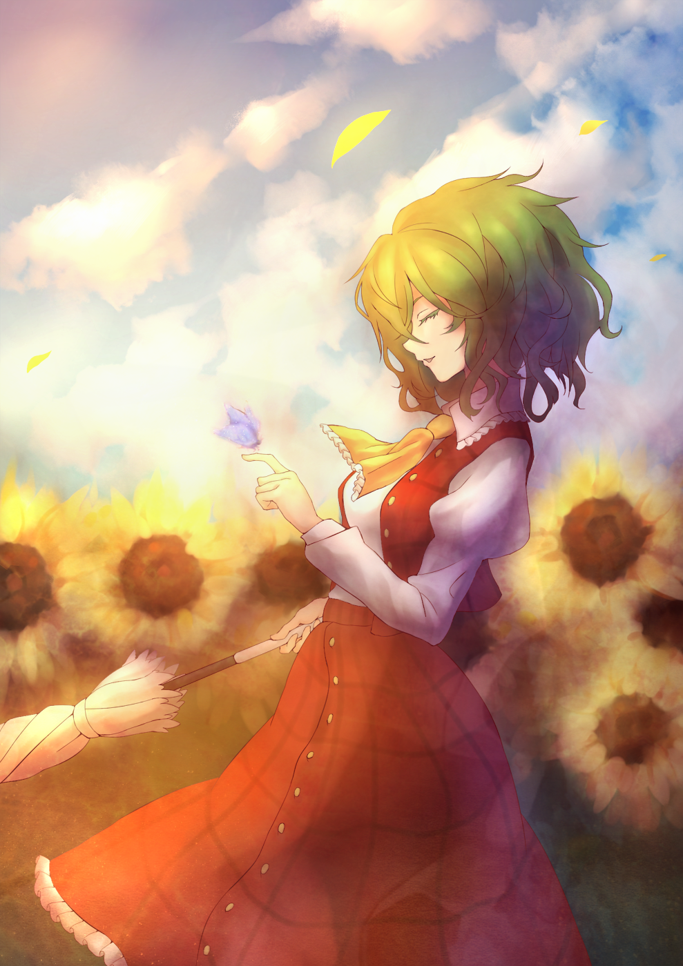 Download Yuuka Kazami Anime Touhou Art