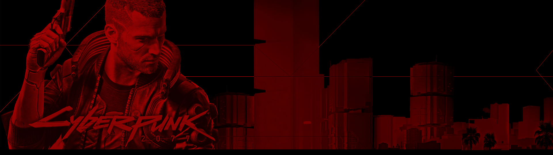 Cyberpunk 2077 Dual monitor wallpaper by aqarz