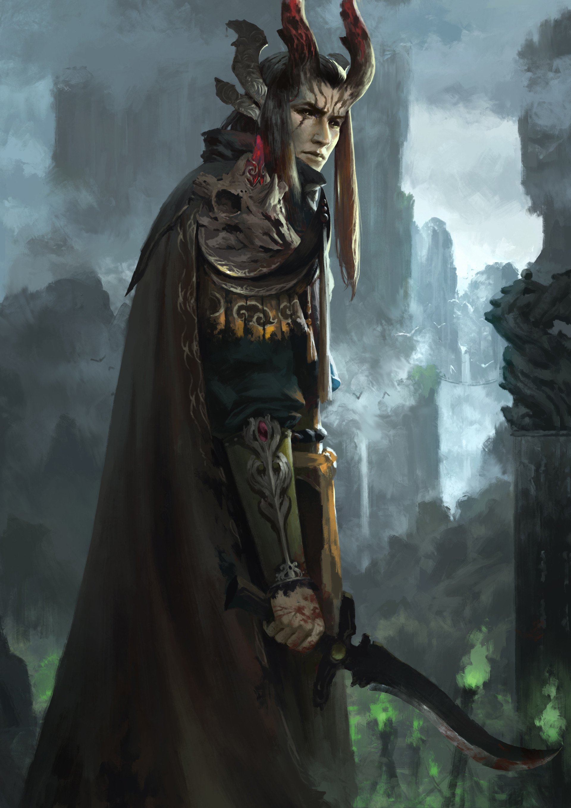 Download Warrior Fantasy Demon Fantasy Warrior Art