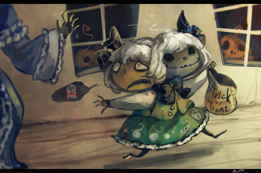 Download Napstablook (Undertale) Yuyuko Saigyouji Youmu Konpaku Anime Crossover Art