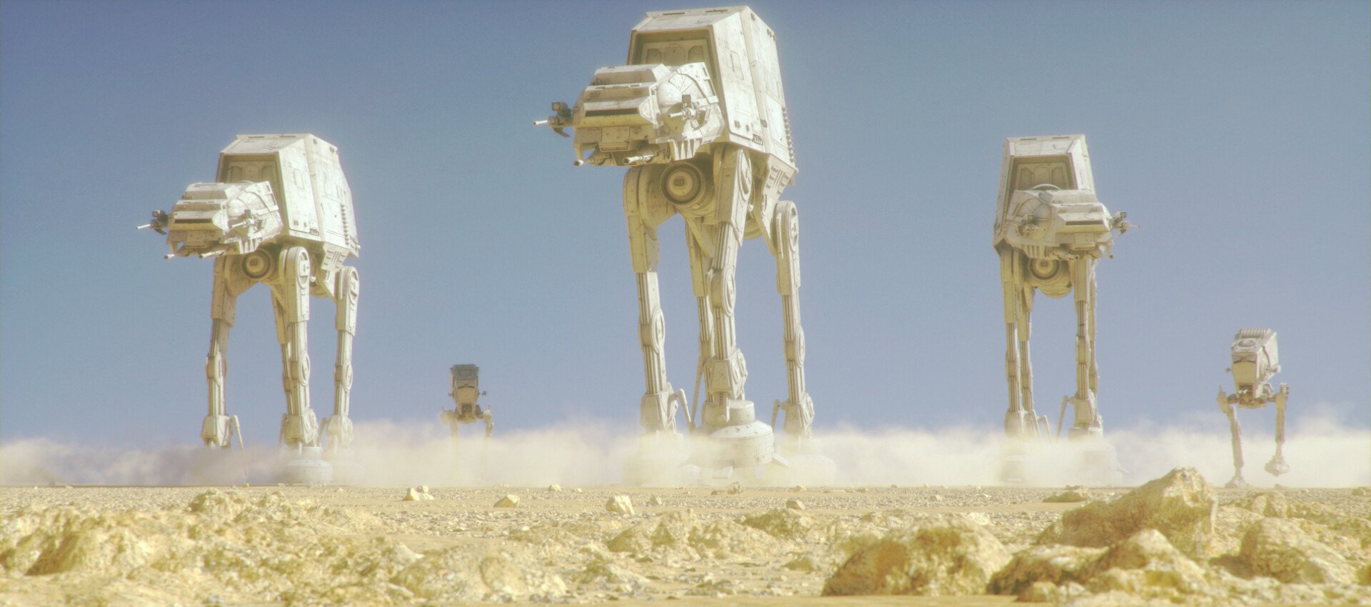 Download AT-ST AT-AT Walker Sci Fi Star Wars Art