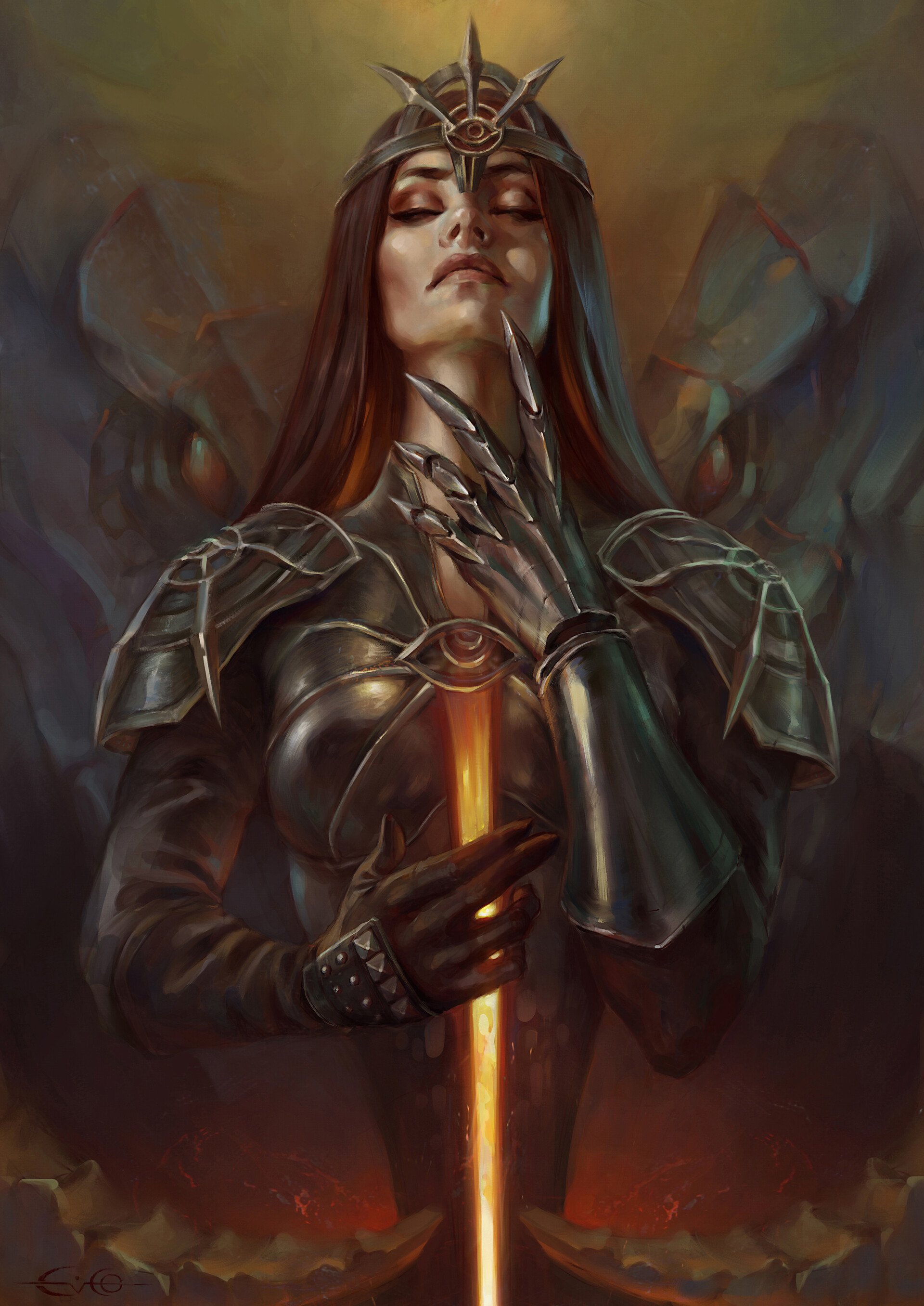 Download Armor Fantasy Woman Warrior Art