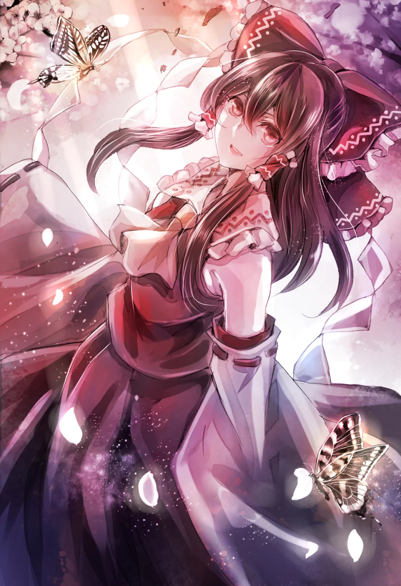 Reimu Hakurei Anime Touhou Image