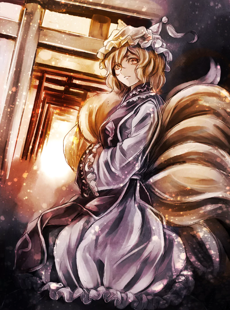 Ran Yakumo Anime Touhou Image