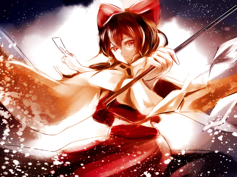 Reimu Hakurei Anime Touhou Image