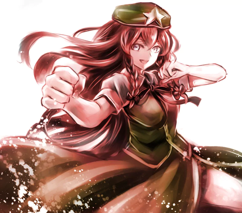 Hong Meiling Anime Touhou Image