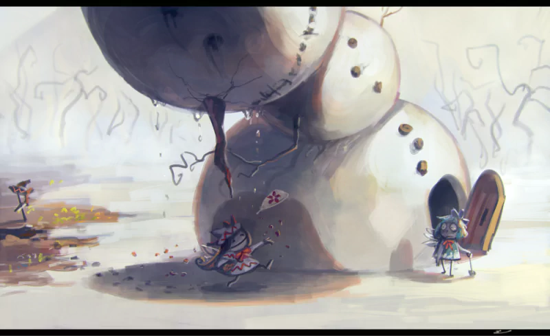  Easter Snowfall by ことイナリ