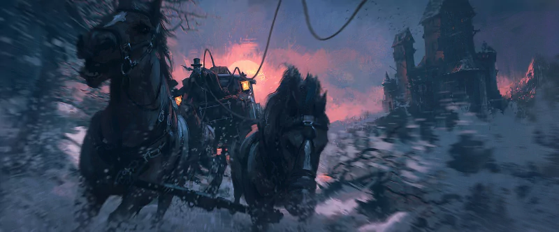  Escape through Borgo Pass by Joakim Ericsson