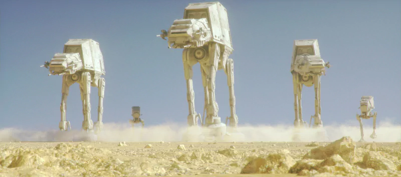 AT-ST AT-AT Walker Sci Fi Star Wars Image