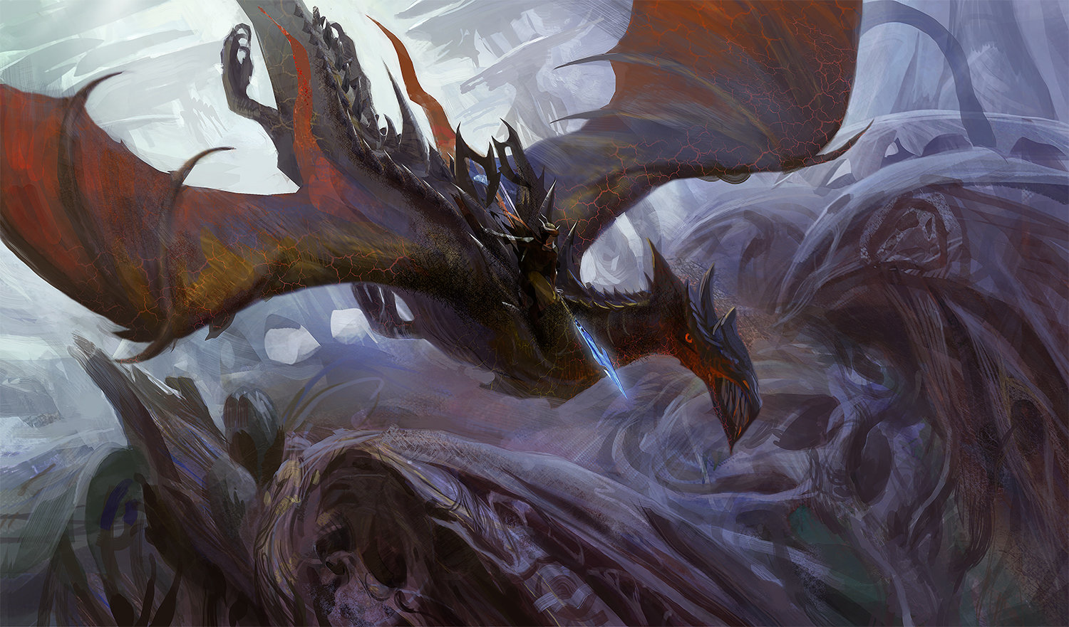 Fantasy Dragon Art by Alexander Deruchenko