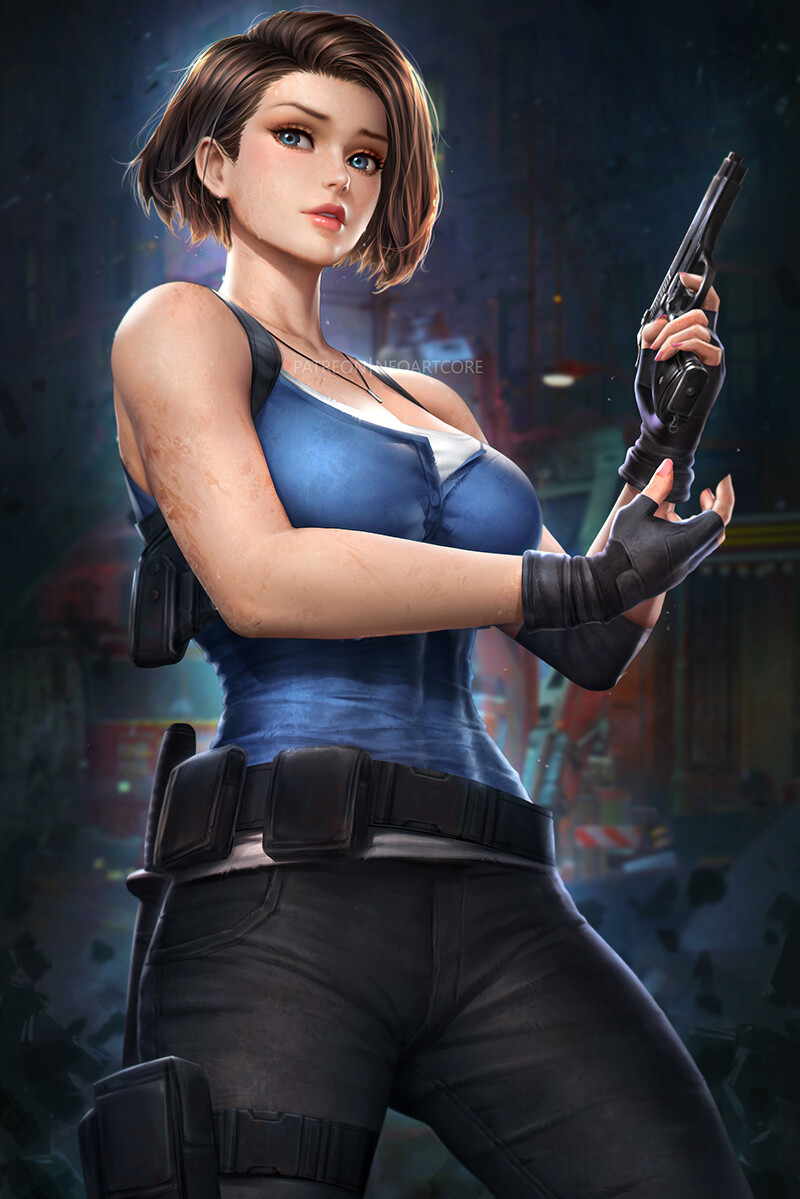 Resident Evil 2 (2019) Art by NeoArtCorE Thongmai
