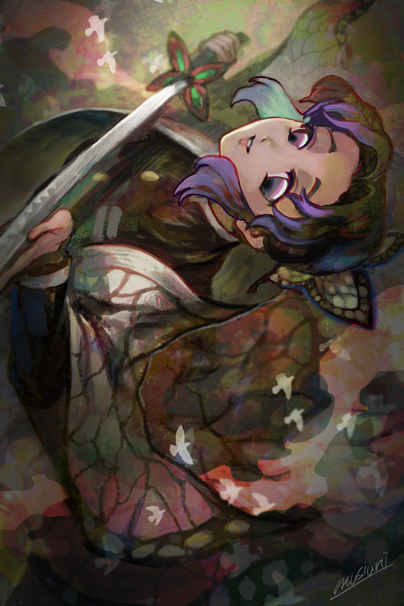 Download Shinobu Kochou Anime Demon Slayer: Kimetsu No Yaiba Art