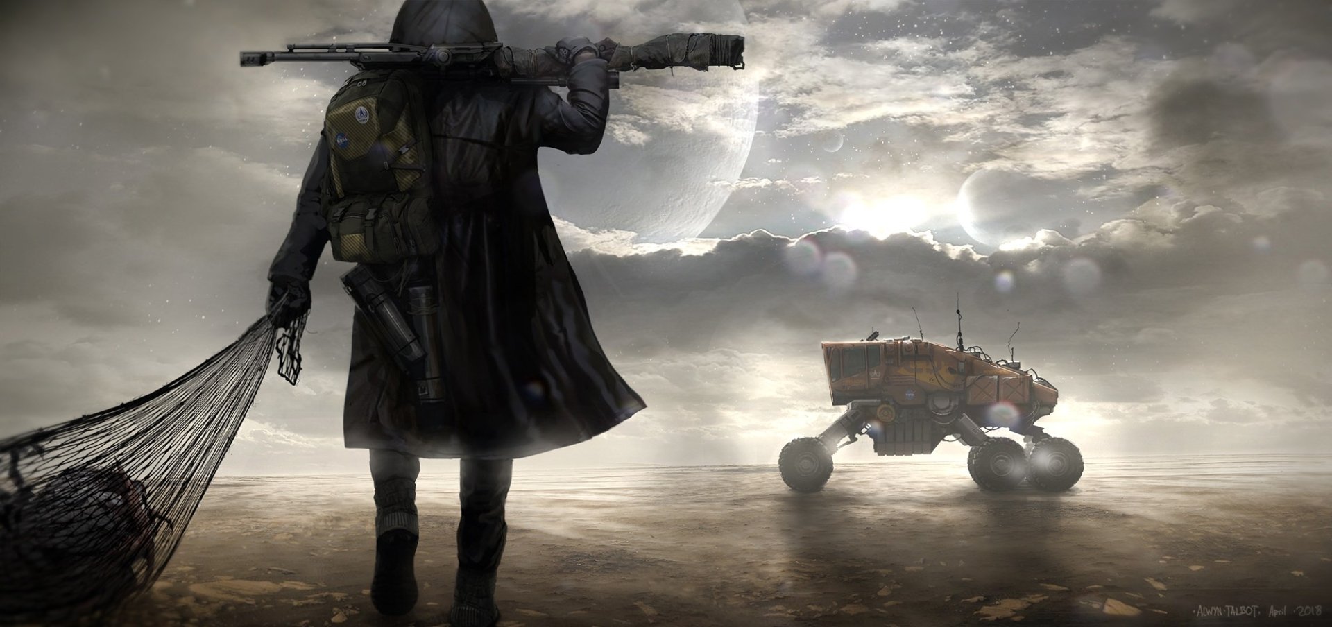 Download Vehicle Sci Fi Warrior Art