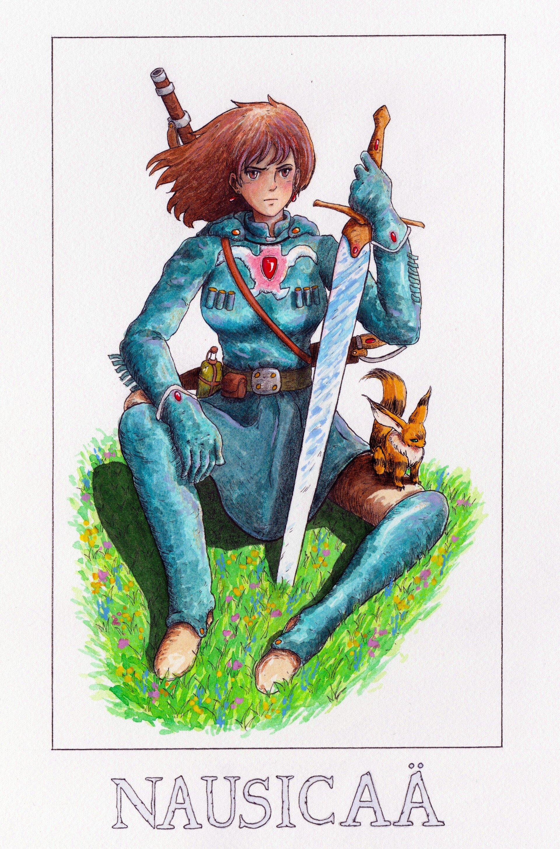 Download Nausicaä Anime Nausicaa Of The Valley Of The Wind Art