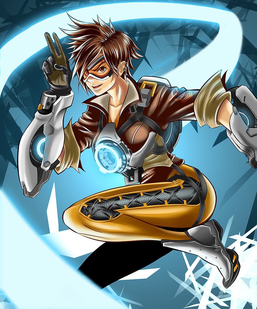 Download Tracer (Overwatch) Video Game Overwatch Art