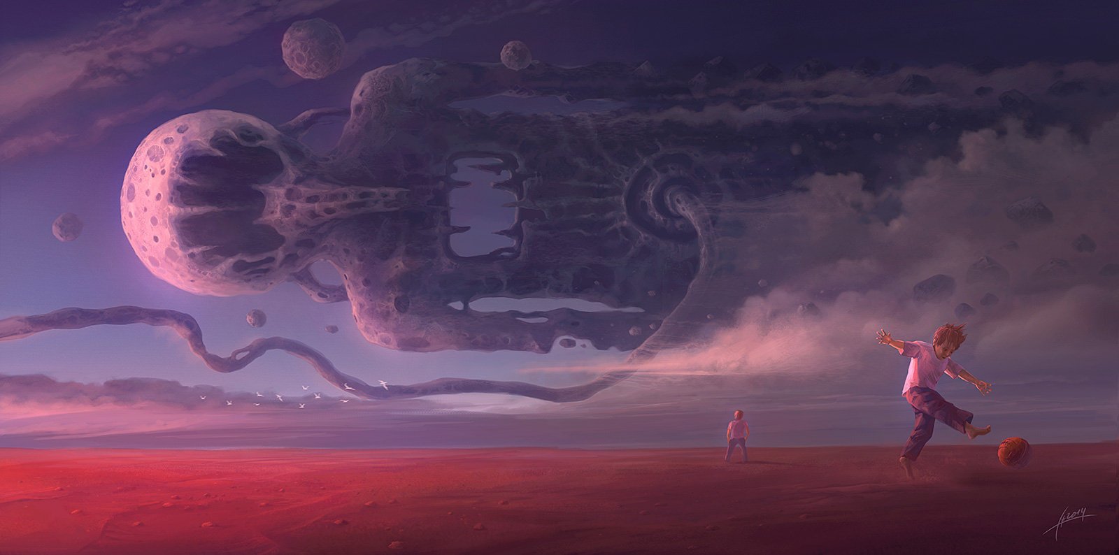 Download Sci Fi Astronaut Fantasy Alien Child Art