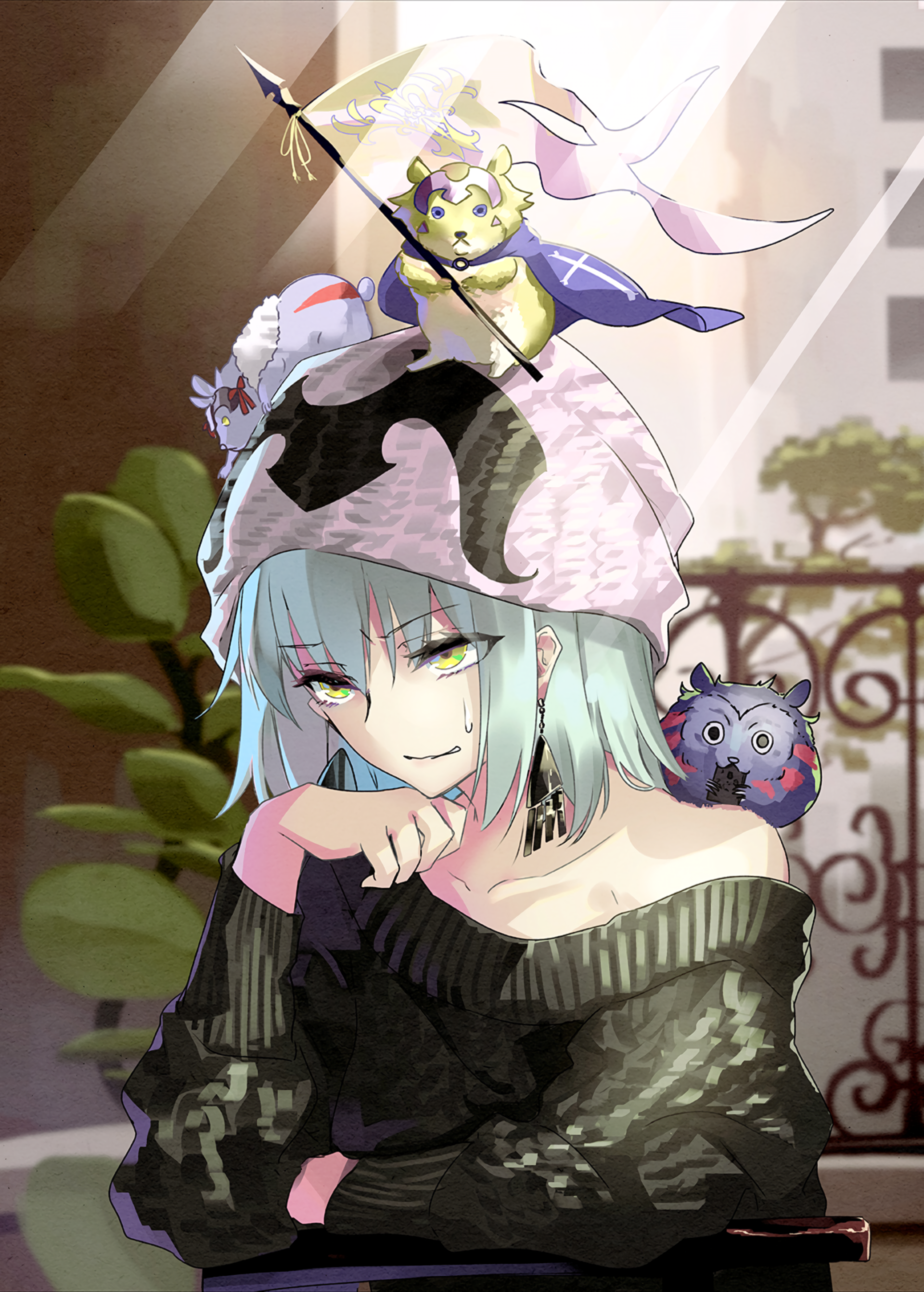 Download White Hair Short Hair Yellow Eyes Avenger (Fate/Grand Order) Jeanne D'Arc Alter Anime Fate/Grand Order Art