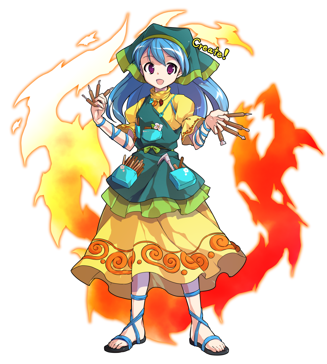 Download Haniyasushin Keiki Anime Touhou Art