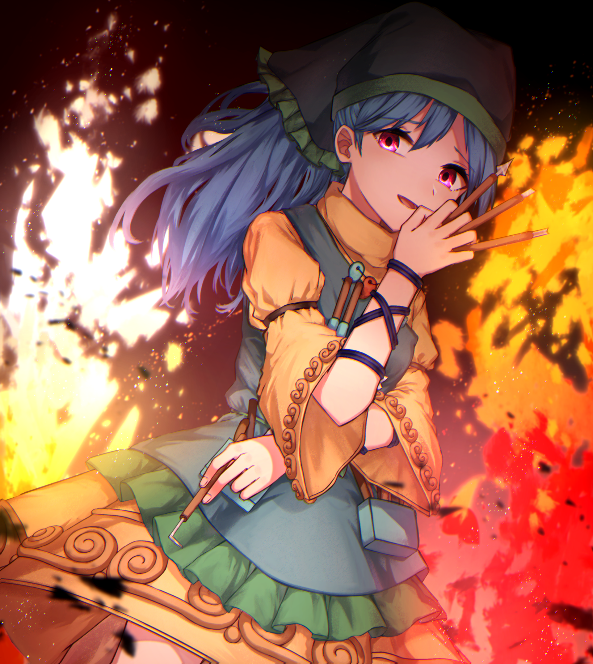 Download Haniyasushin Keiki Anime Touhou Art